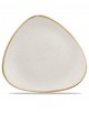 Talerz płytki trójkątny 265 mm - CHURCHILL Stonecast Barley White