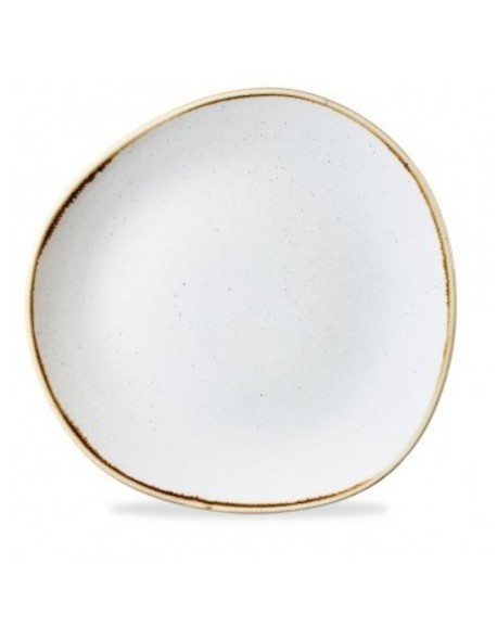 Talerz płaski Trace 186 mm biały - CHURCHILL Stonecast Barley White