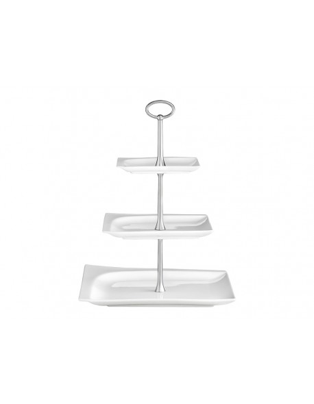 Patera trzypoziomowa AMBITION Monaco 25,5 x 25,5 cm 