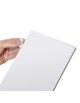 Kolorowy stojak na menu SCRITTO 148 x 210 mm - biały