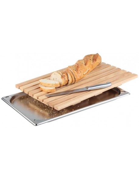 Deska prostokątna drewniana do krojenia pieczywa530 x 325 mm APS