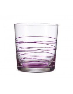 LO - Szklanka 0,38l fioletowa Spirale