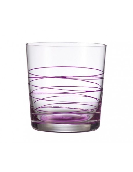 LO - Szklanka 0,38l fioletowa Spirale