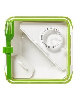 BB - Lunch box BOX APPETIT, zielono-biały